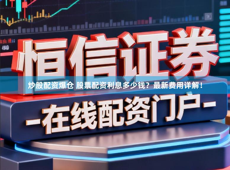炒股配资爆仓 股票配资利息多少钱？最新费用详解！