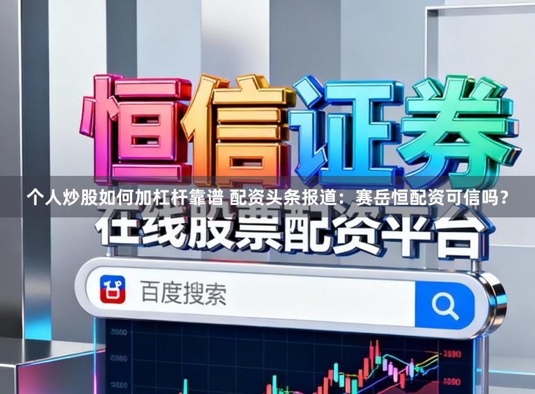 个人炒股如何加杠杆靠谱 配资头条报道：赛岳恒配资可信吗？